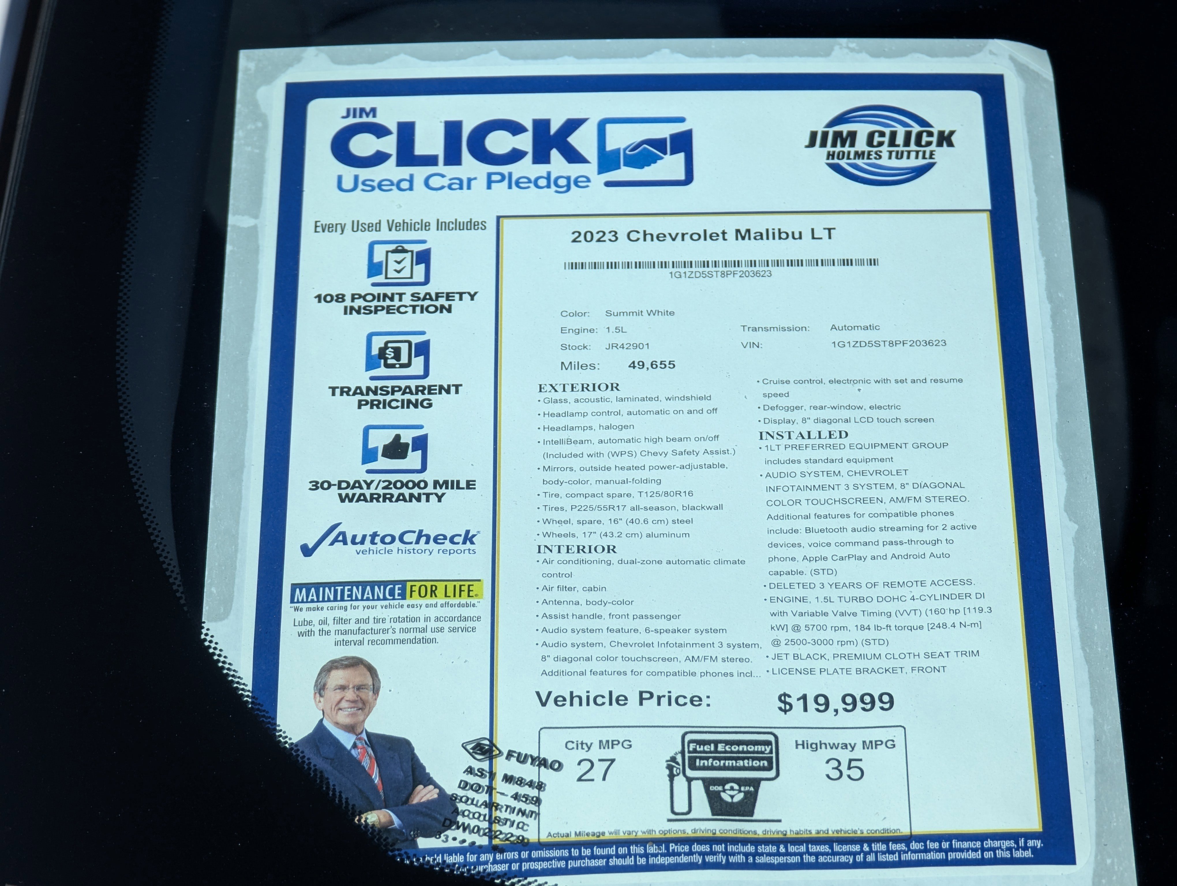 Used 2023 Chevrolet Malibu LT image 13