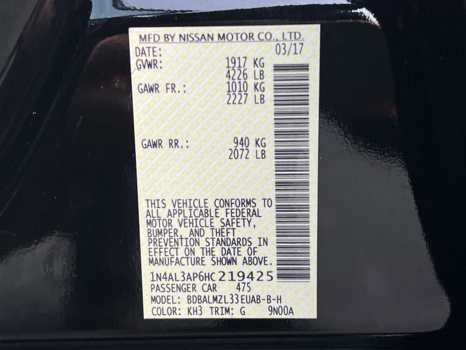 Used 2017 Nissan Altima 2.5 SV w/ Convenience Package image 29