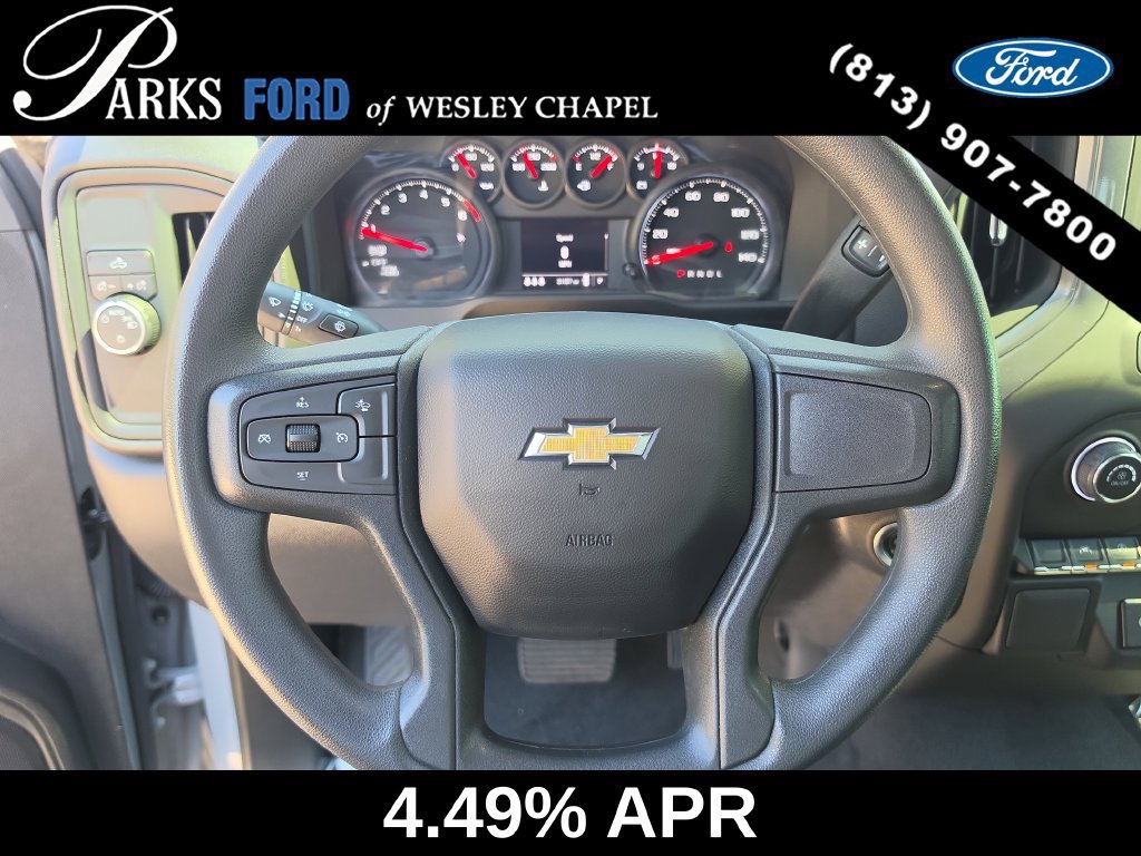 Used 2025 Chevrolet Silverado 1500 Custom w/ Turbomax Blackout Package RWD image 28