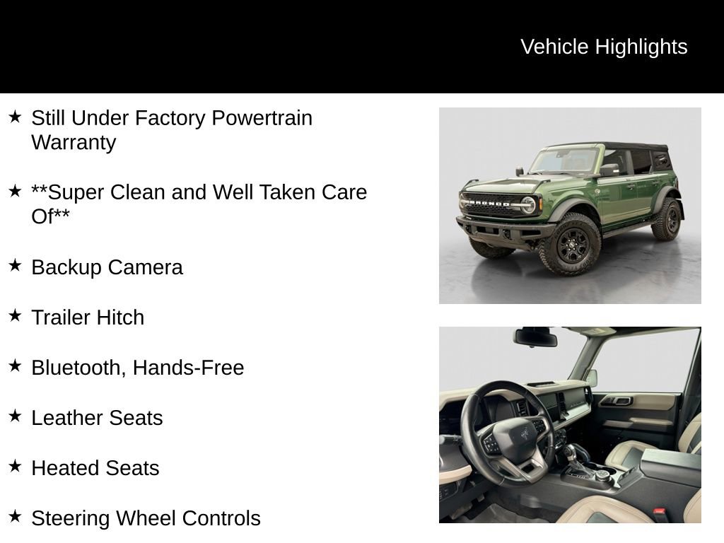 Certified 2022 Ford Bronco Wildtrak AWD/4WD image 16