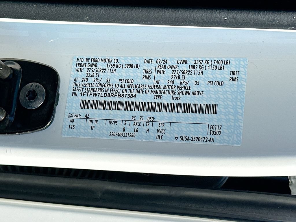 Certified 2024 Ford F150 Platinum w/ Equipment Group 703A Plus AWD/4WD image 27
