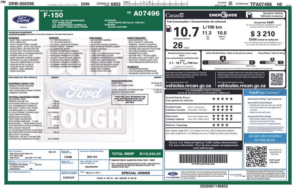 Certified 2026 Ford F150 Platinum AWD/4WD image 55