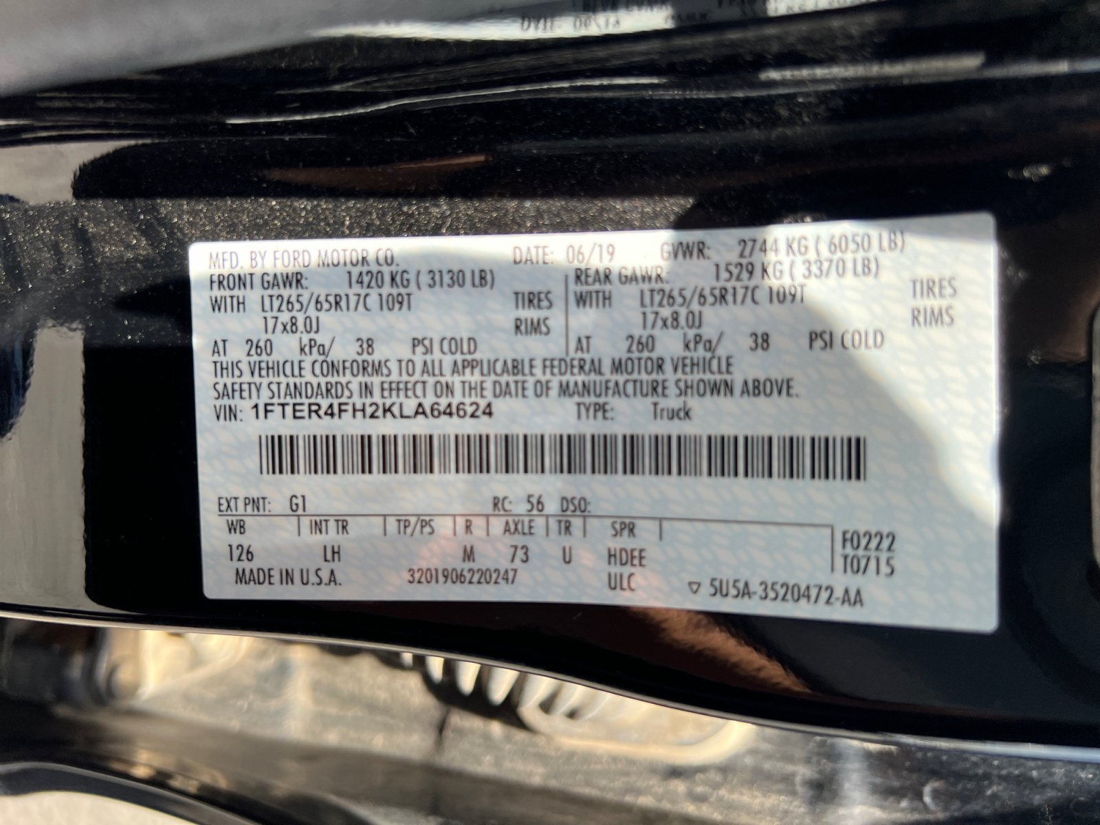 Certified 2019 Ford Ranger XLT w/ Equipment Group 302A Luxury AWD/4WD image 34