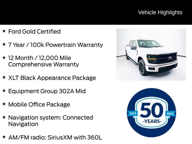 Certified 2024 Ford F150 XLT w/ Equipment Group 302A MID AWD/4WD image 6