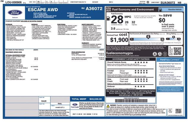 Certified 2025 Ford Escape Active w/ Tech Pack #1 image 9
