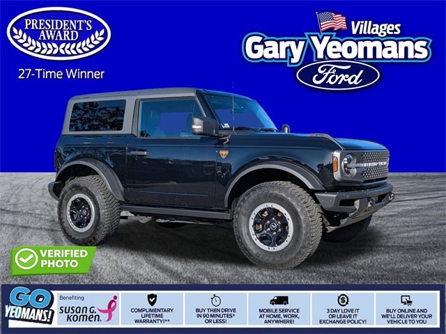 Certified 2023 Ford Bronco Badlands w/ Sasquatch Package image 1