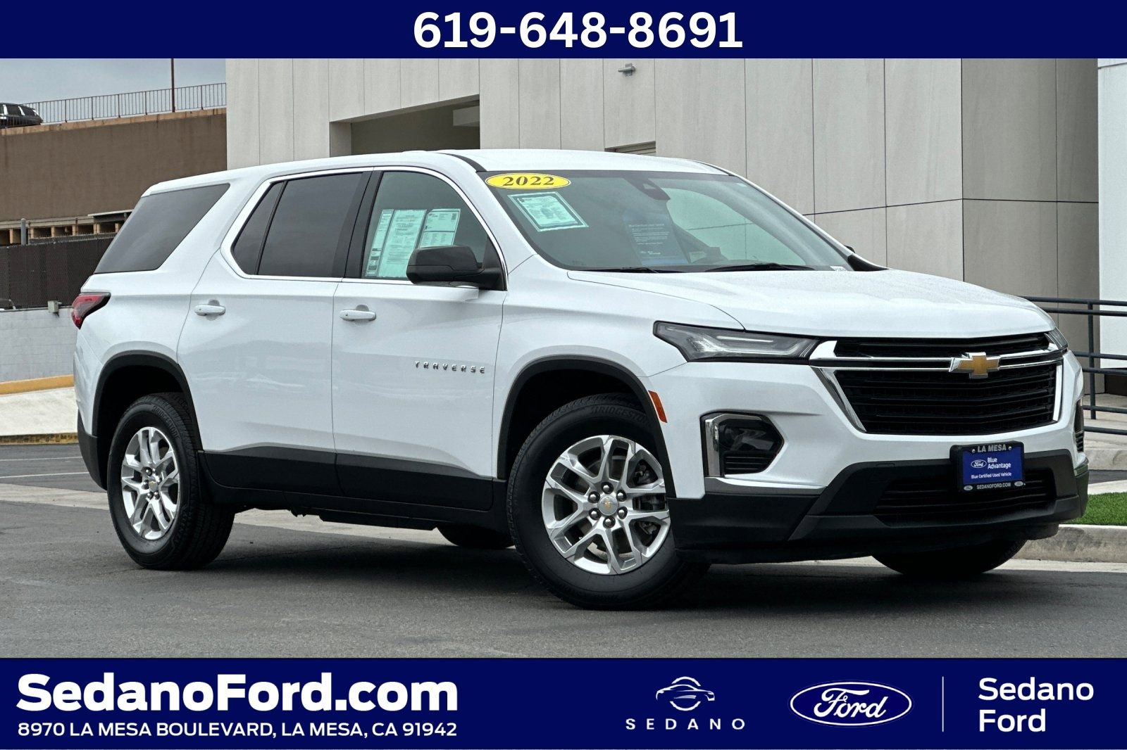 Used 2022 Chevrolet Traverse LS