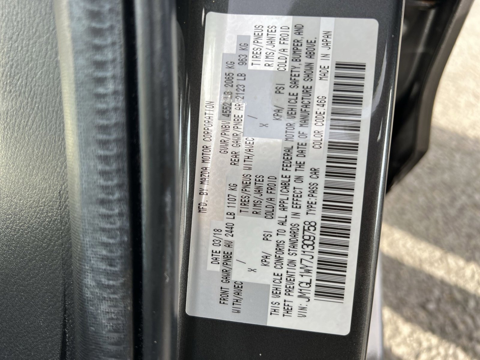 Used 2018 MAZDA MAZDA6 Grand Touring Reserve image 29