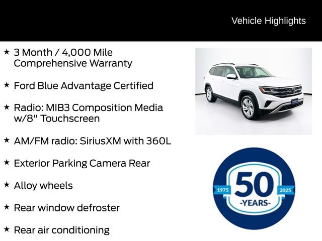 Used 2023 Volkswagen Atlas SE AWD/4WD image 6