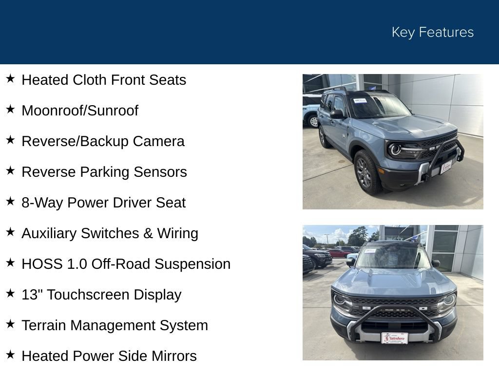 Certified 2025 Ford Bronco Sport Big Bend AWD/4WD image 32