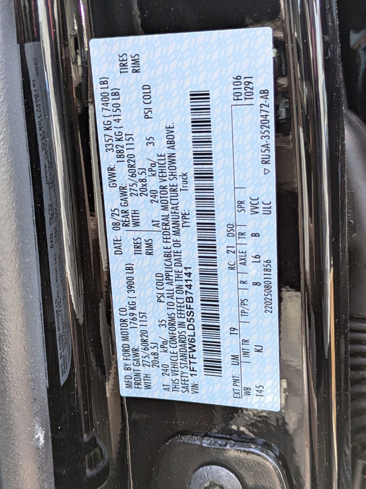 Certified 2025 Ford F150 King Ranch w/ FX4 Off-Road Package image 15