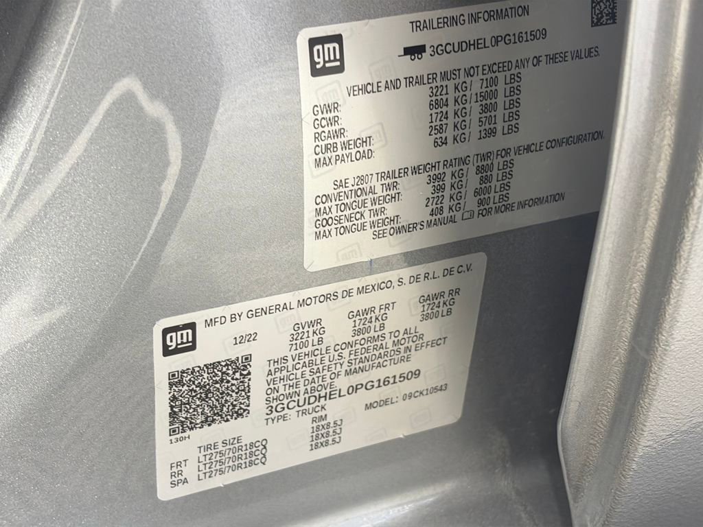 Used 2023 Chevrolet Silverado 1500 ZR2 w/ Technology Package image 9