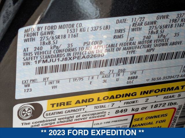 Certified 2023 Ford Expedition XLT image 24