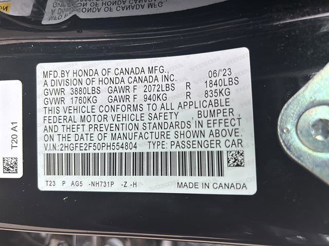 Used 2023 Honda Civic Sport image 21