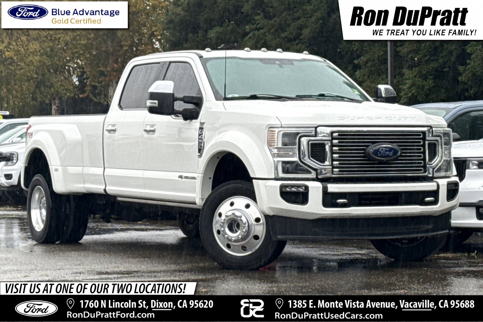 Certified 2022 Ford F450 Platinum w/ FX4 Off-Road Package