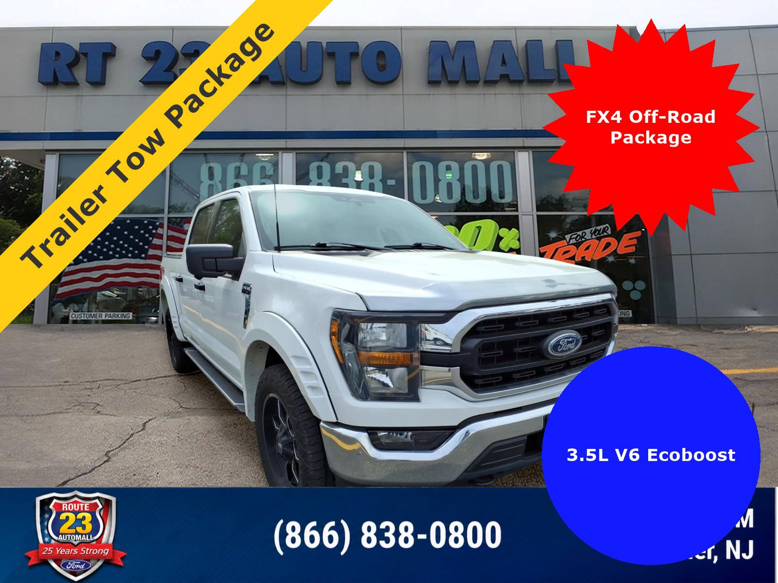 Certified 2023 Ford F150 XLT w/ Equipment Group 301A Mid