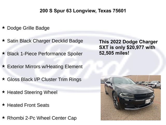 Used 2022 Dodge Charger SXT w/ Blacktop Package image 20