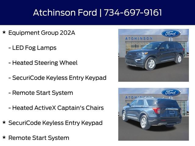 Certified 2023 Ford Explorer XLT w/ Equipment Group 202A image 12