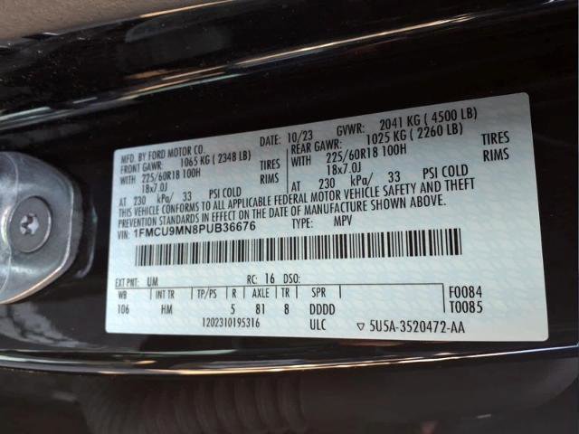 Certified 2023 Ford Escape ST-Line w/ Tech Pack #1 AWD/4WD image 37