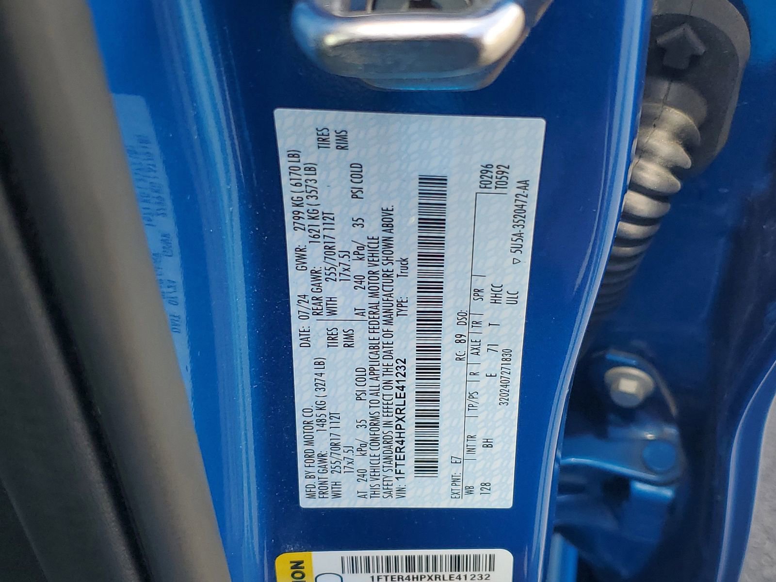 Certified 2024 Ford Ranger XLT w/ Equipment Group 301A High AWD/4WD image 30