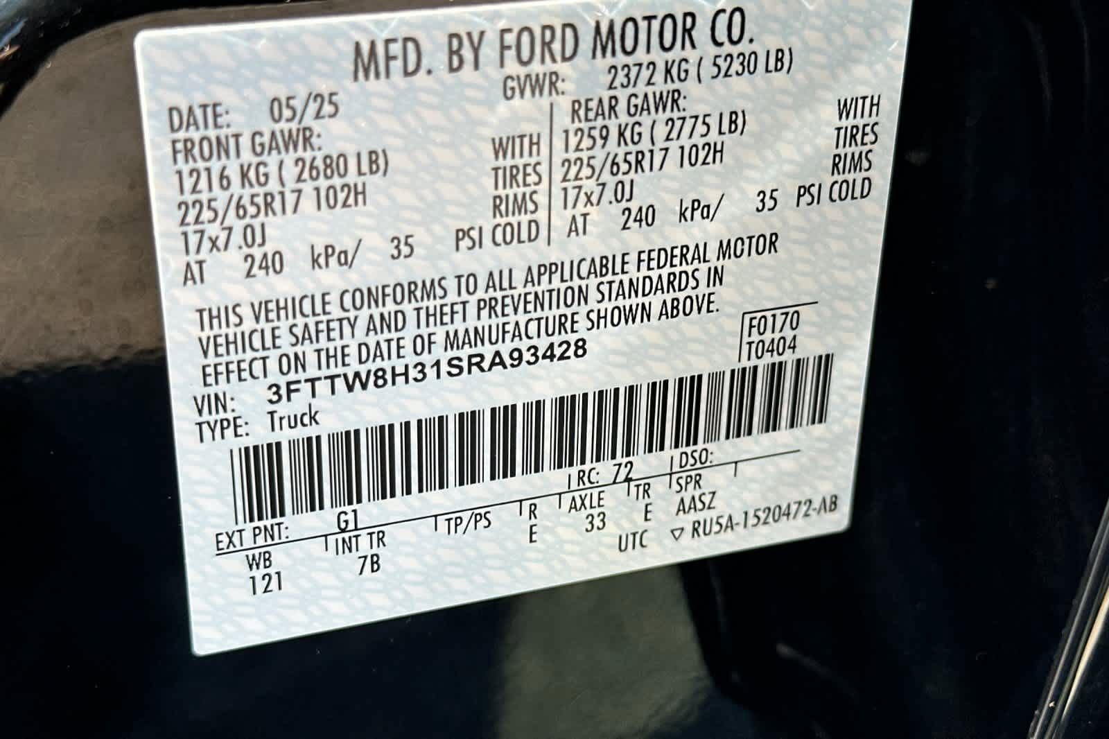 Certified 2025 Ford Maverick XLT FWD image 29