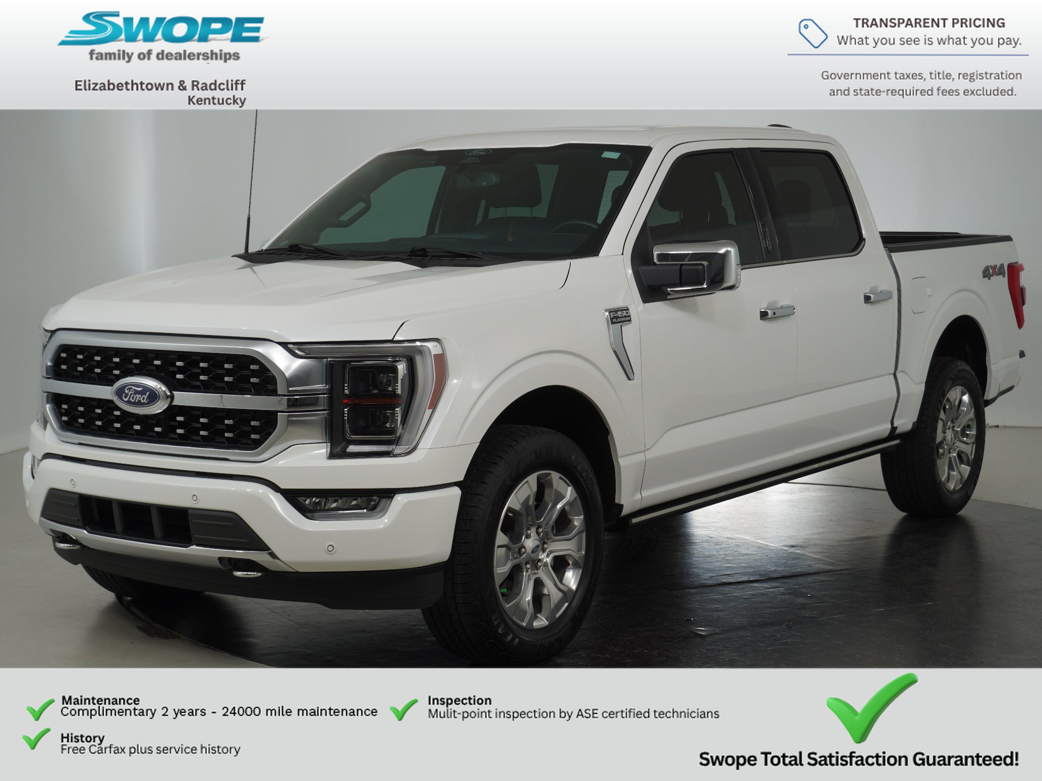 Certified 2022 Ford F150 Platinum w/ Bed Utility Package AWD/4WD image 7