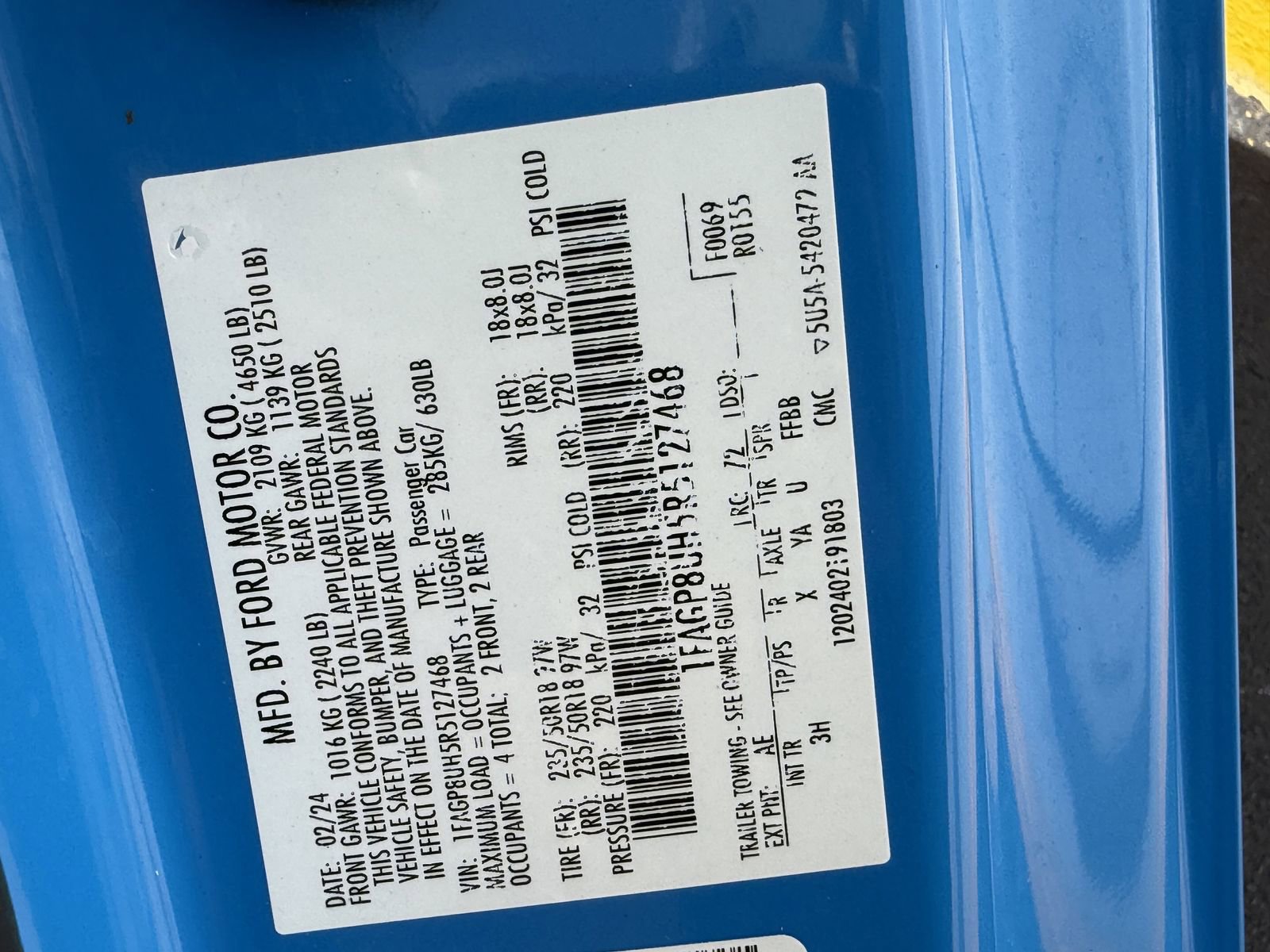 Certified 2024 Ford Mustang Premium image 30