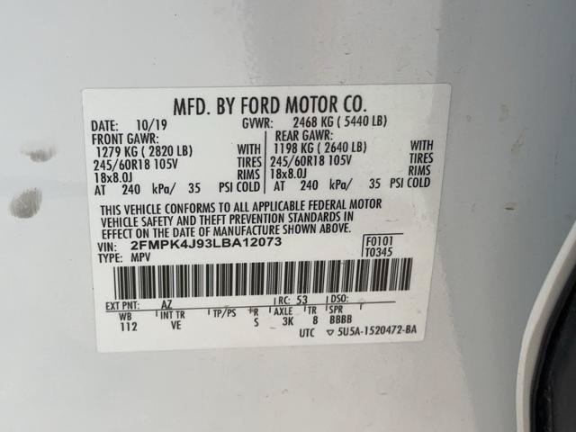 Certified 2020 Ford Edge SEL w/ Convenience Package AWD/4WD image 19