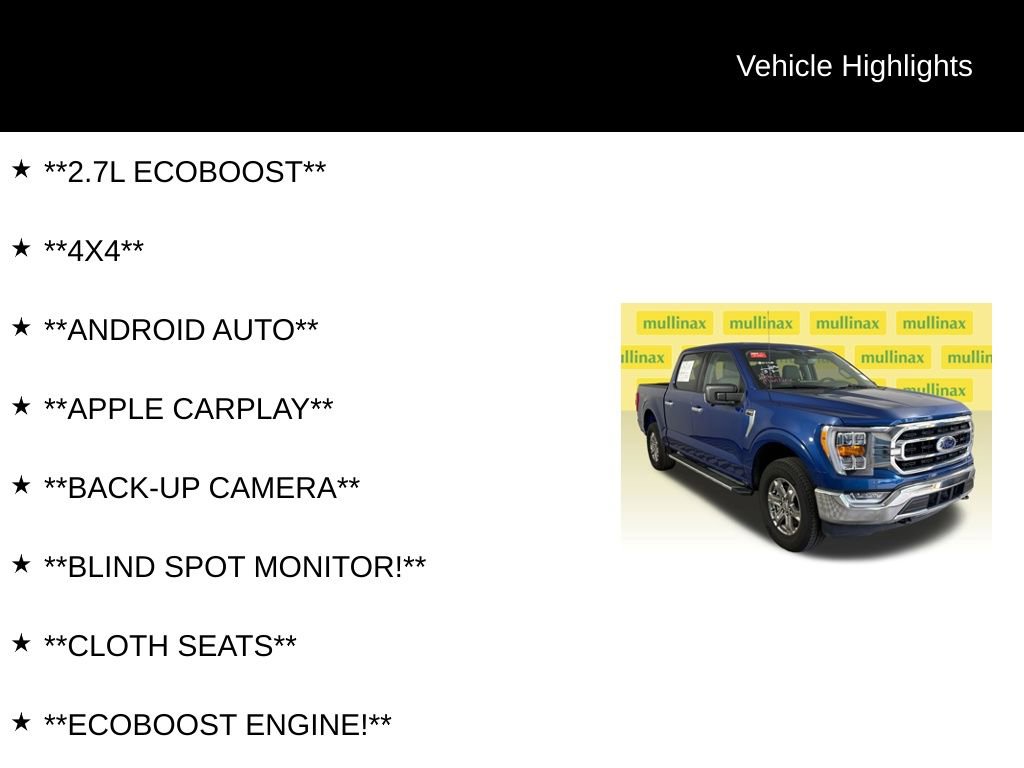 Certified 2023 Ford F150 XLT w/ Equipment Group 302A High AWD/4WD image 12
