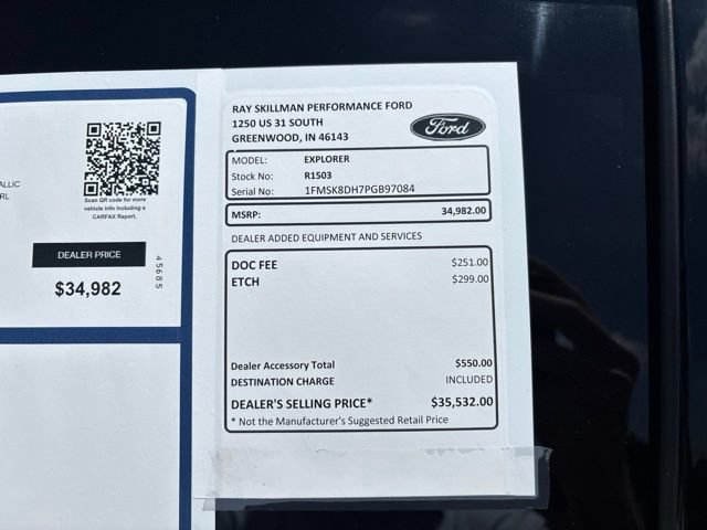 Certified 2023 Ford Explorer XLT w/ Equipment Group 202A AWD/4WD image 3