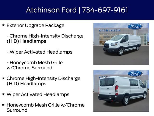 Certified 2023 Ford Transit 250 Low Roof w/ Exterior Upgrade Package RWD image 9