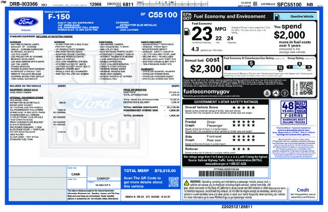 Certified 2025 Ford F150 King Ranch w/ FX4 Off-Road Package AWD/4WD image 19