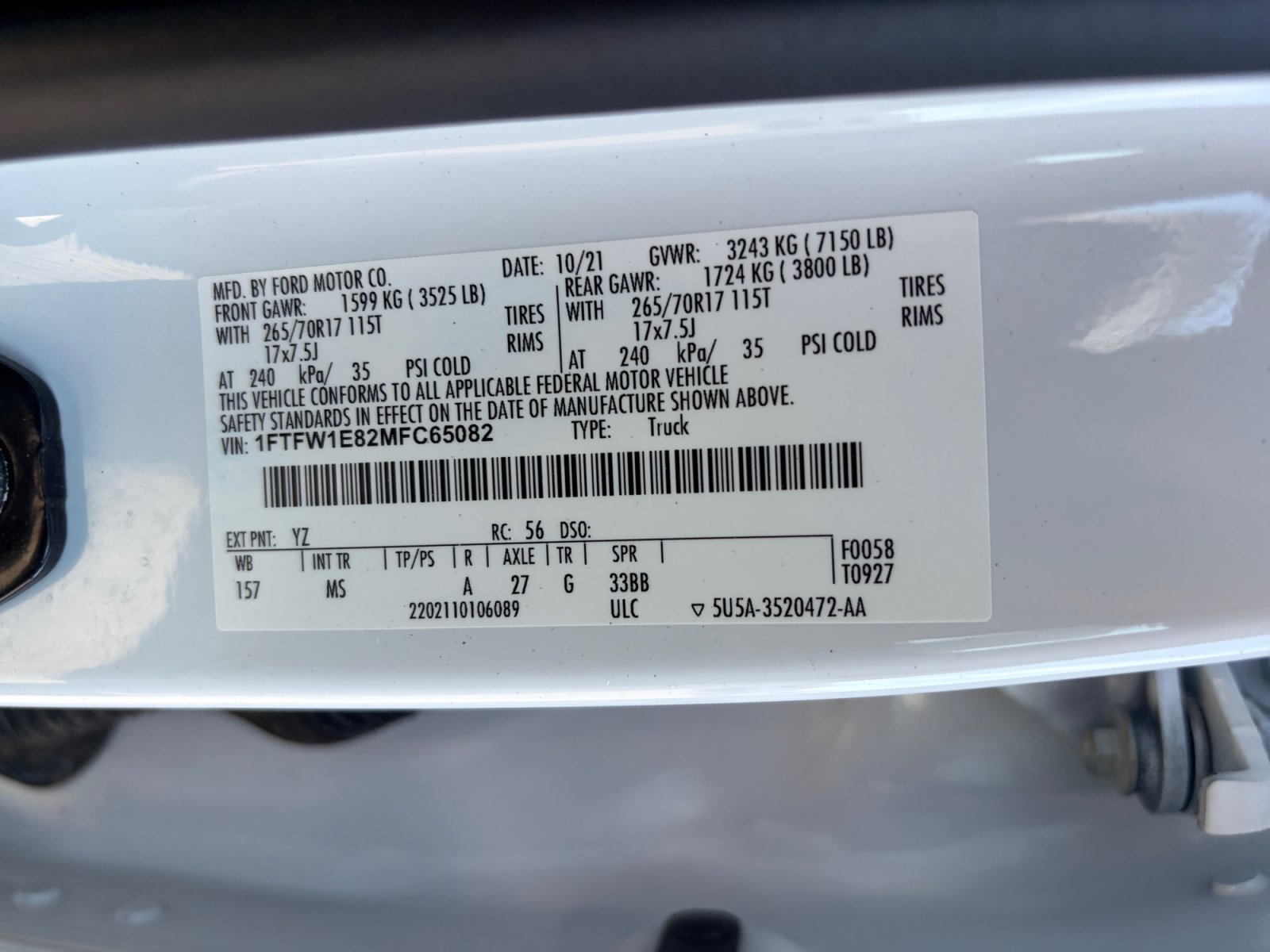 Certified 2021 Ford F150 XLT AWD/4WD image 25