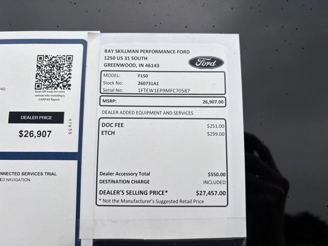 Certified 2021 Ford F150 XL w/ STX Appearance Package AWD/4WD image 2