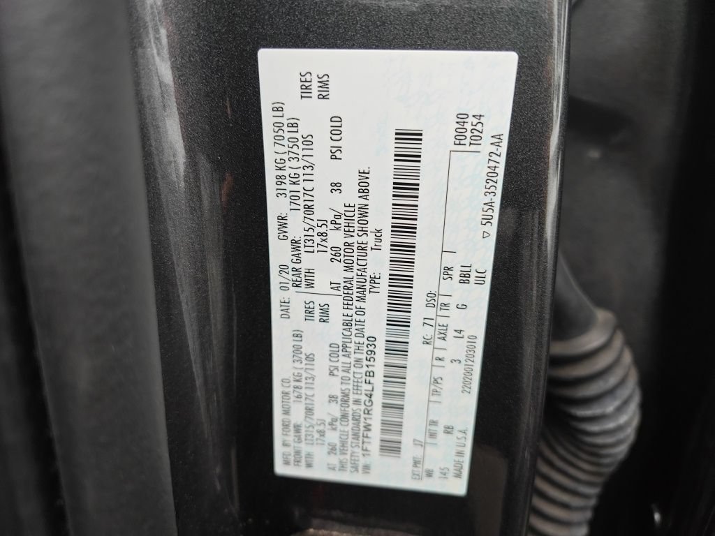 Certified 2020 Ford F150 Raptor w/ Equipment Group 802A Luxury AWD/4WD image 14