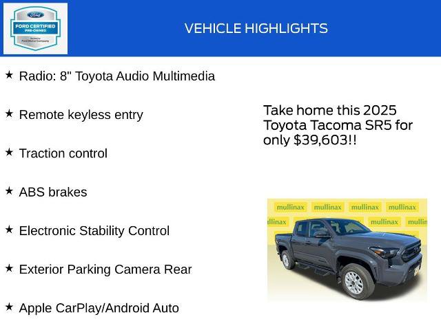 Used 2025 Toyota Tacoma SR5 AWD/4WD image 17