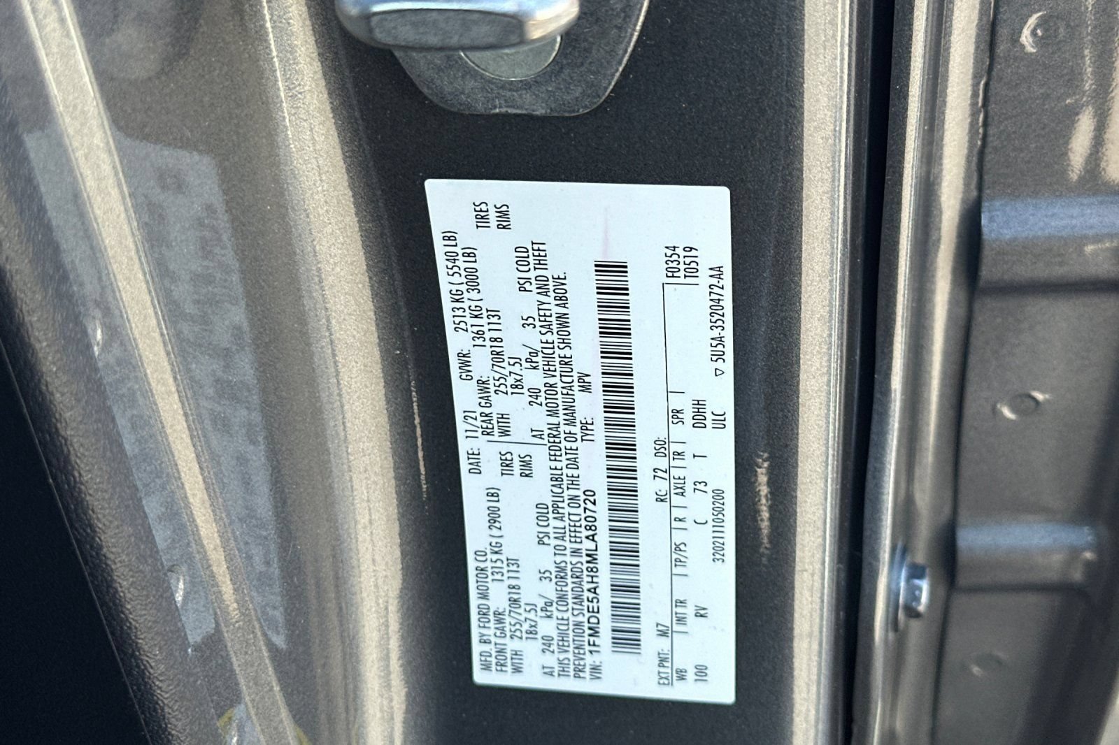 Certified 2021 Ford Bronco Outer Banks AWD/4WD image 28