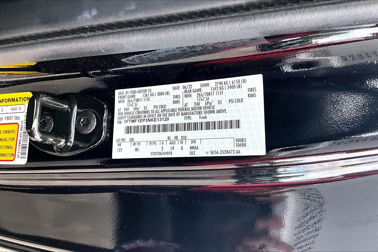 Certified 2022 Ford F150 XLT w/ Equipment Group 301A Mid AWD/4WD image 33