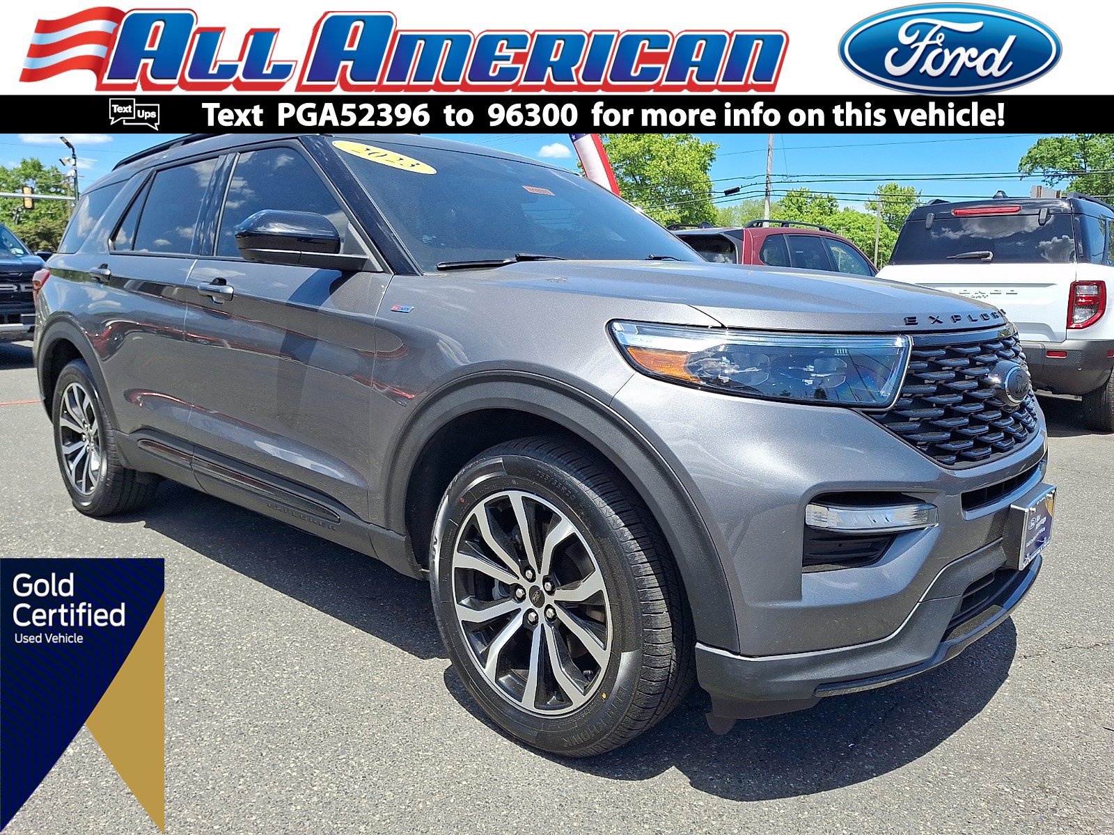 Certified 2023 Ford Explorer ST-Line w/ Class IV Trailer Tow Package