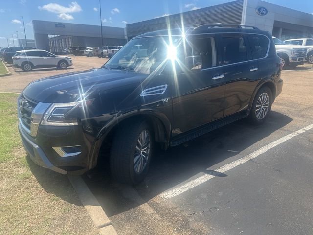 Used 2021 Nissan Armada SL w/ Captain's Chairs Package AWD/4WD image 4