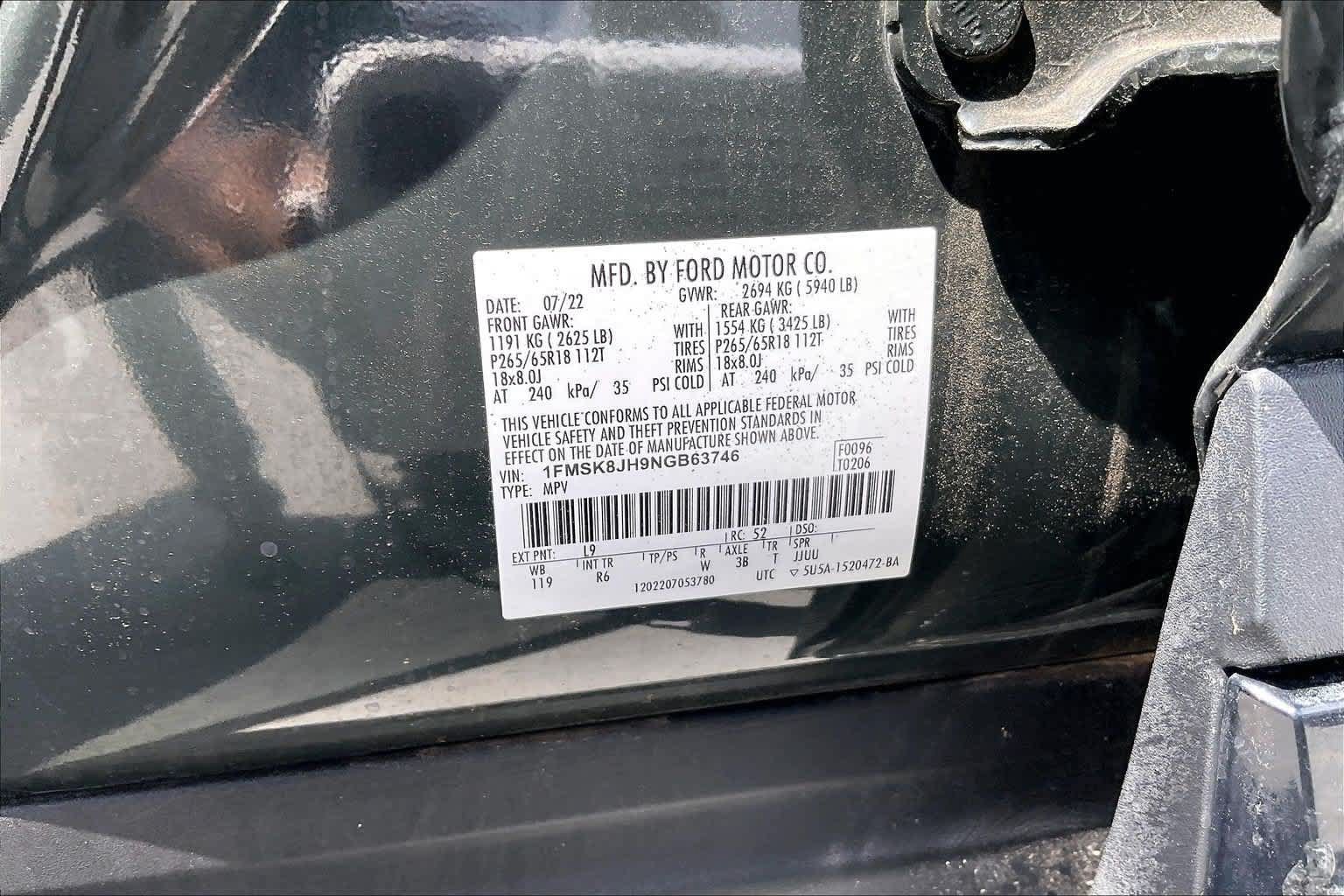Certified 2022 Ford Explorer Timberline AWD/4WD image 20