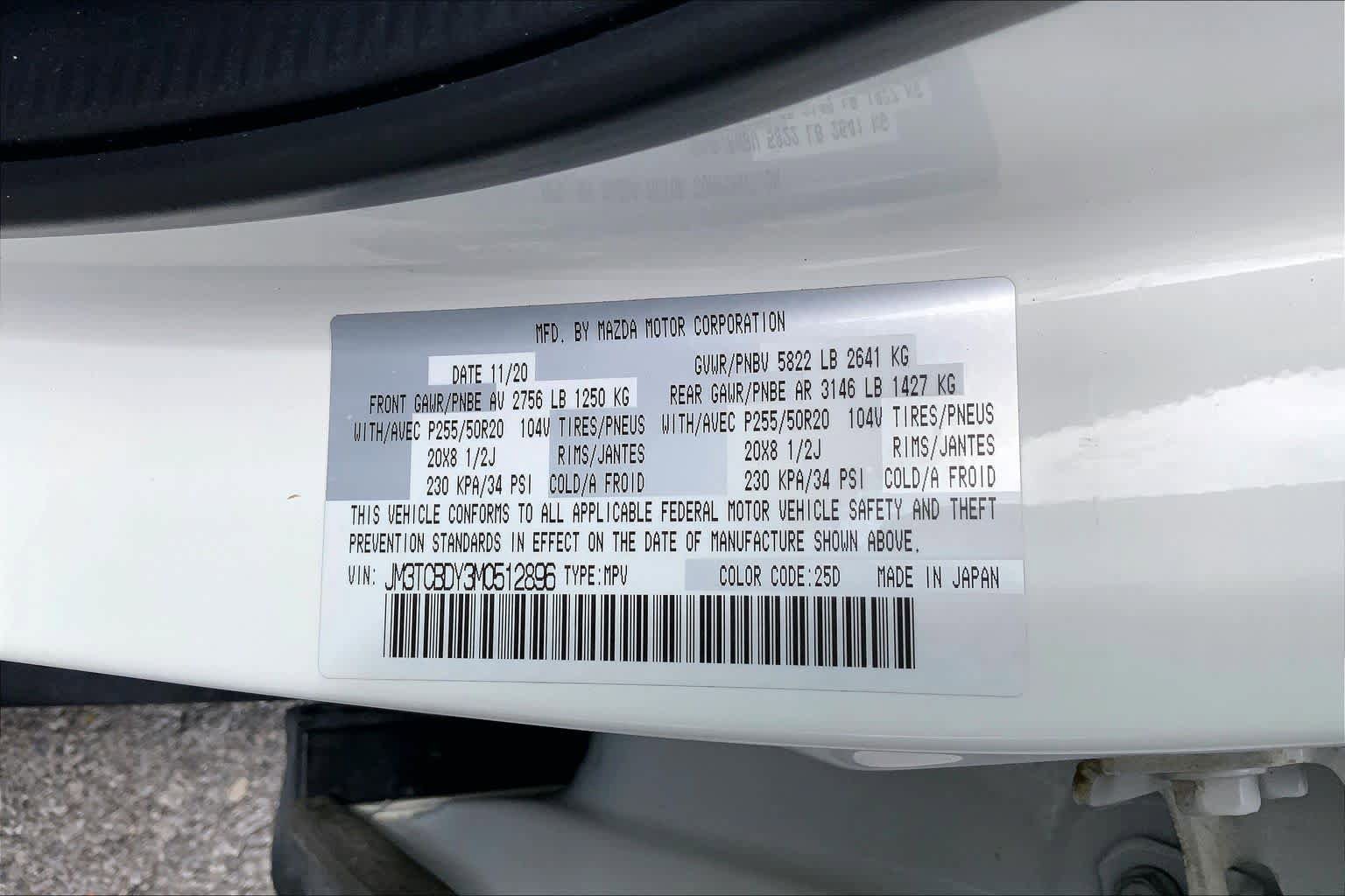 Used 2021 MAZDA CX-9 Grand Touring AWD/4WD image 31