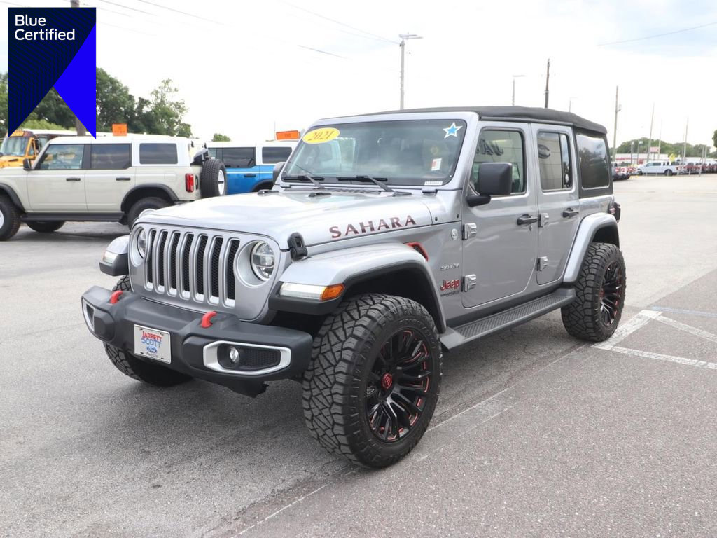 Used 2021 Jeep Wrangler Unlimited Sahara AWD/4WD image 1