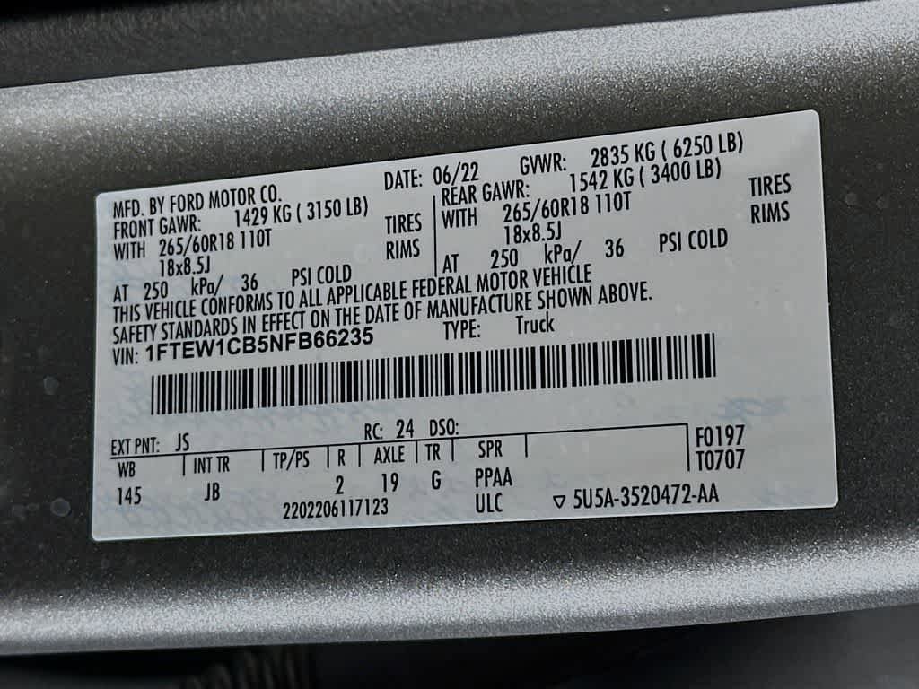 Certified 2022 Ford F150 XL w/ STX Appearance Package RWD image 23