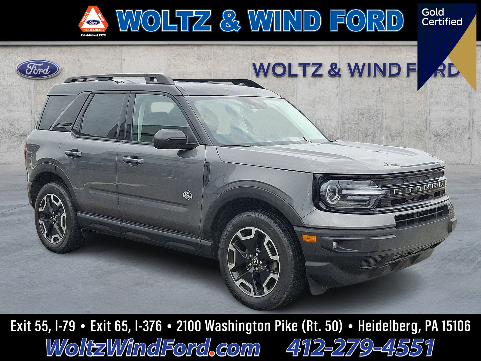 Certified 2022 Ford Bronco Sport Outer Banks w/ Tech Package image 1