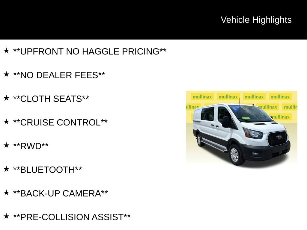 Certified 2025 Ford Transit 250 Low Roof w/ Exterior Upgrade Package RWD image 12