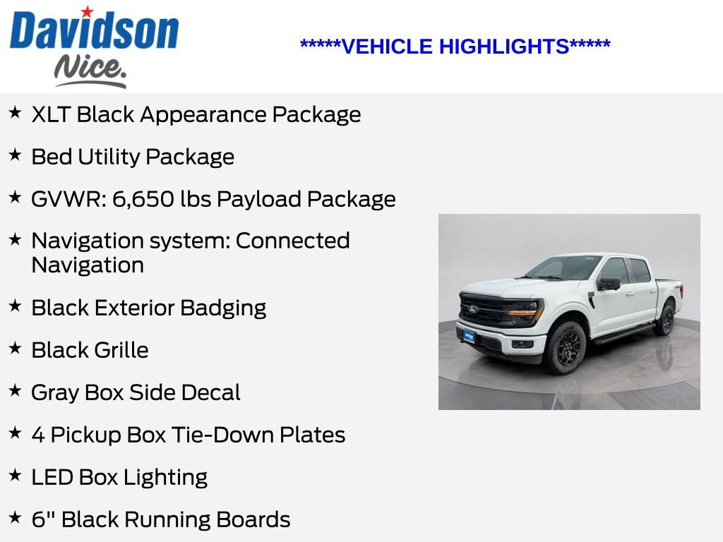 Certified 2024 Ford F150 XLT w/ Equipment Group 302A MID AWD/4WD image 5
