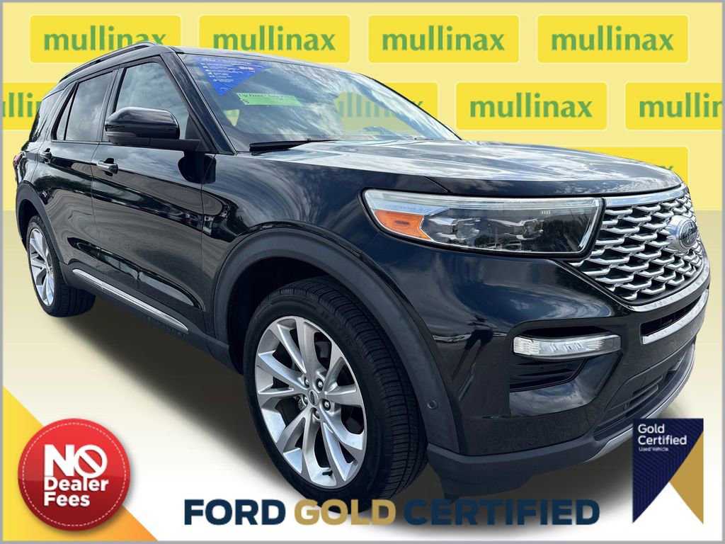 Certified 2021 Ford Explorer Platinum w/ Equipment Group 601A AWD/4WD image 1