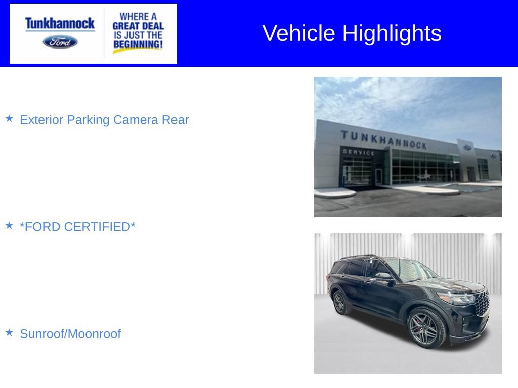 Certified 2025 Ford Explorer ST AWD/4WD image 6