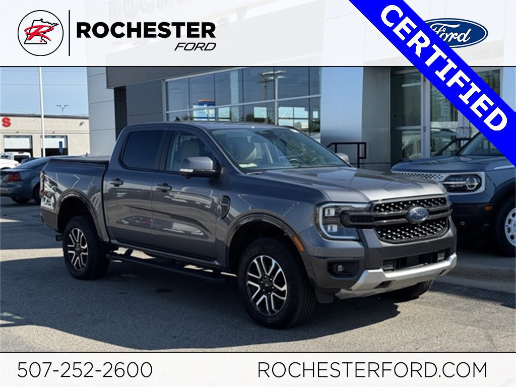 Certified 2024 Ford Ranger Lariat w/ FX4 Off-Road Package